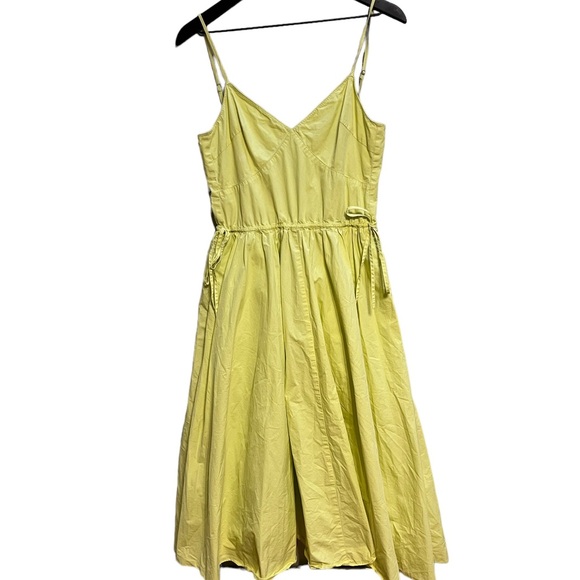 Jason Wu Collective Yellow Midi Dress size 2 - Picture 7 of 16